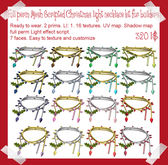 Full Perm MESH Christmas Light Necklace kit for builders