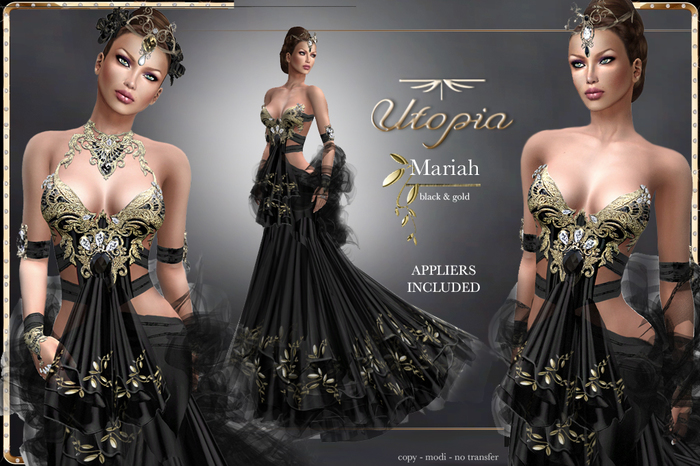 Utopia Mariah black & gold - BoM