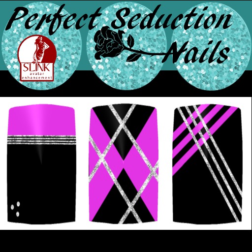 PS! Pink Glitter Nail Set Mix N' Match