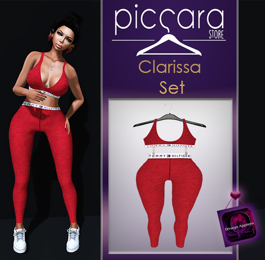 - piccara - :: Clarissa set :: Red