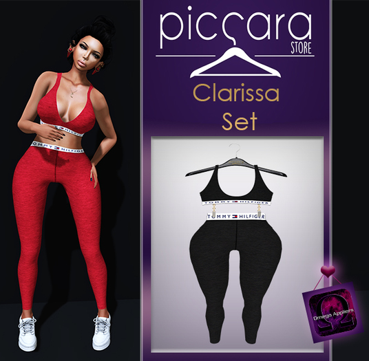 - piccara - :: Clarissa set :: Black