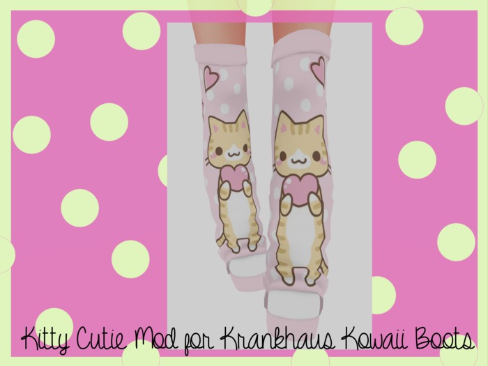 Kowaii Boots Kitteh Pattern