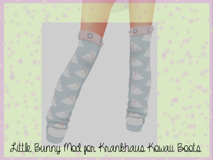 Kowaii Boots Bunny Pattern