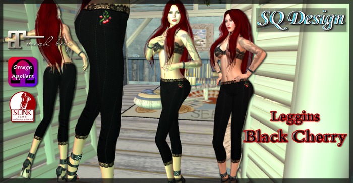 Leggins Black Cherry - SQ Design