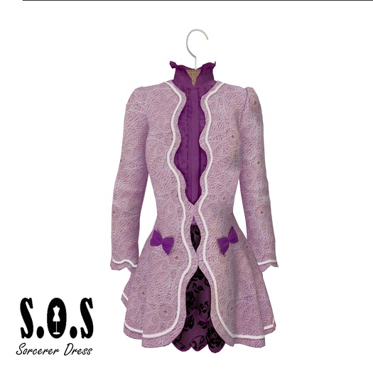 [S.O.S] Sorcerer Dress - Violet