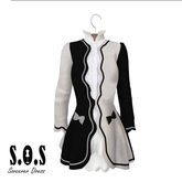 [S.O.S] Sorcerer Dress - Black&White