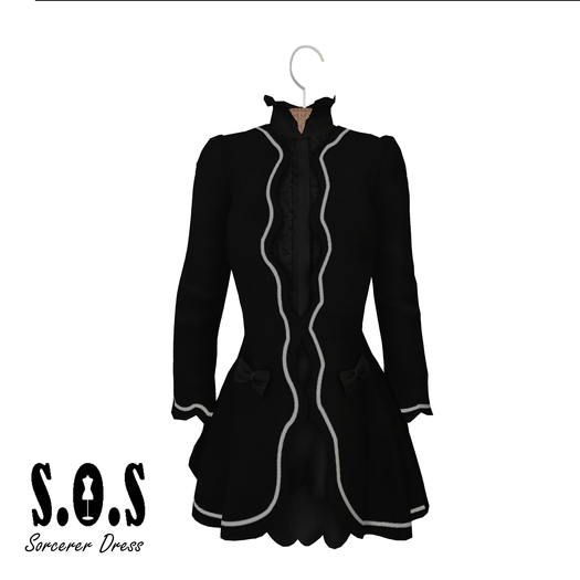 [S.O.S] Sorcerer Dress - Black
