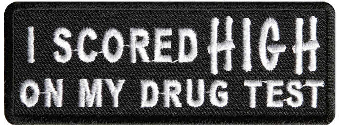 I Scored HIGH on my Drug Test Patch Texture