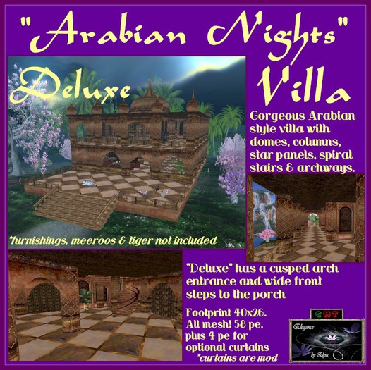 "Arabian Nights" Villa (Unfurnished) (boxed)