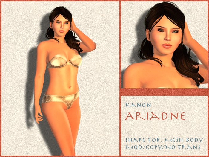 Kanon Female Shape - Ariadne - For Slink Physique