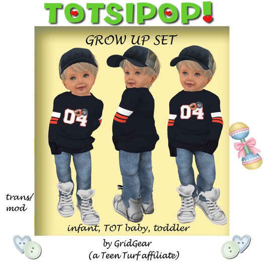 TOTSIPOP! Set Of Three Hearts Dress