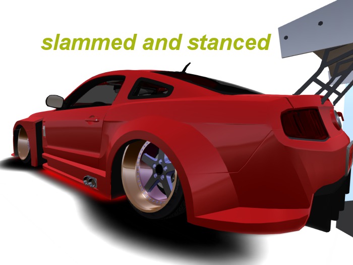 mustang WIDE Body stance