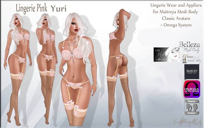 LSR - Lingerie Pink Yuri