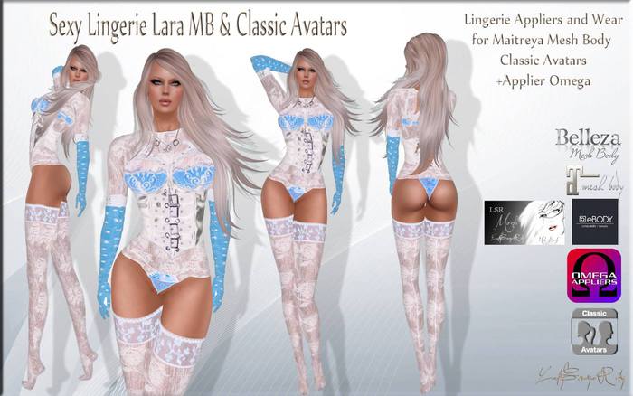 LSR - Sexy Lingerie Lara MB & Classic Avatars