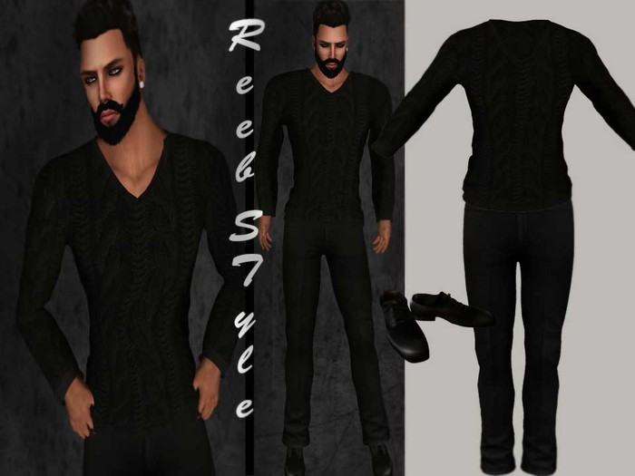 2-Reeb Style Reis Black Outfit