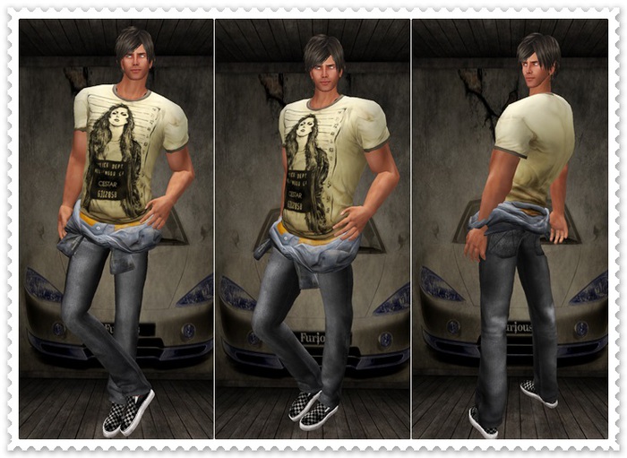 Mesh David Outfit Yellow