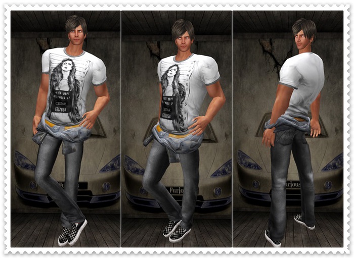 Mesh David Outfit White