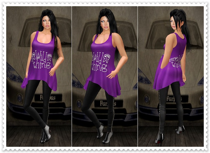 Wild Thing Lady Outfit Purple