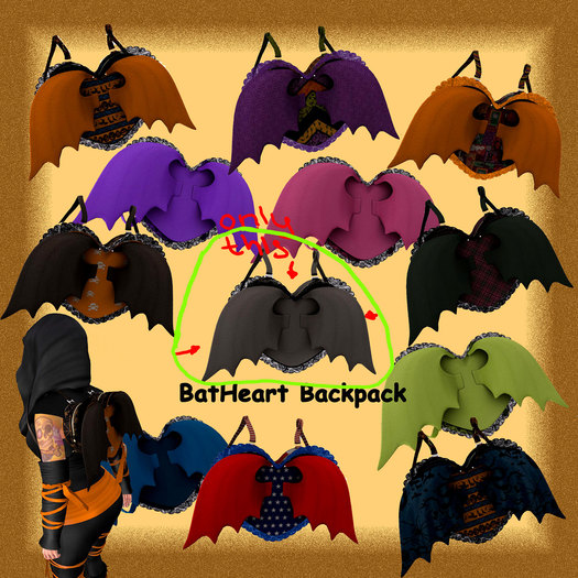 .: MB :. BATHEART BACKPACK GACHA  ~ ONLY THIS ONE "# 8"