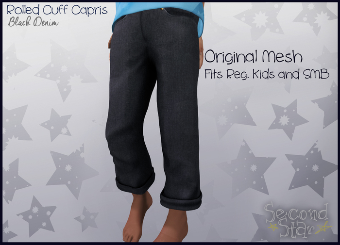 Rolled Cuff Capris - 