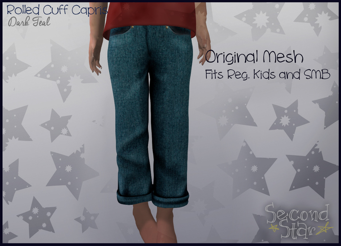 Rolled Cuff Capris - 