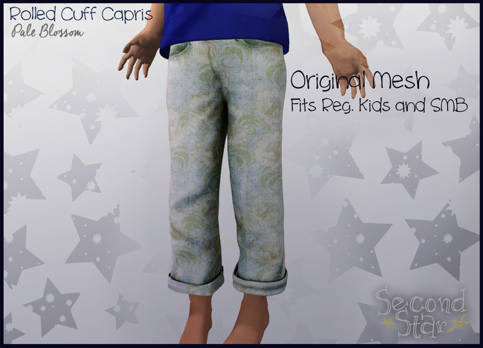 Rolled Cuff Capris - 