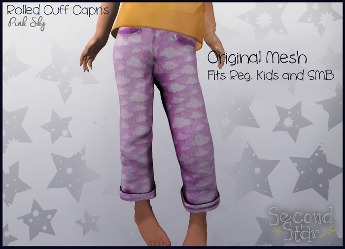 Rolled Cuff Capris - 