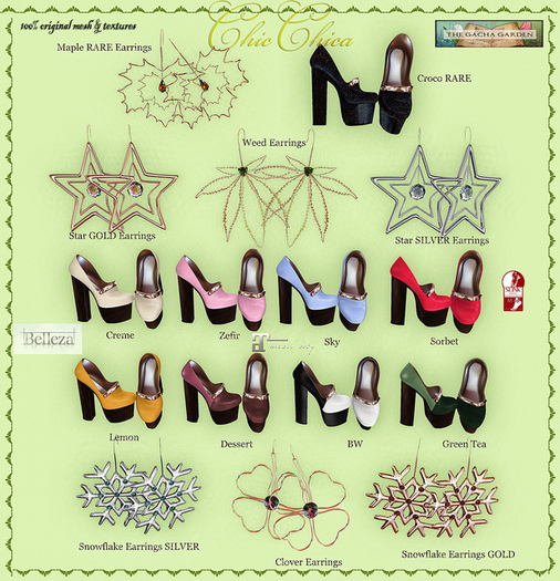 :::ChicChica::: Heather Snowflake Silver