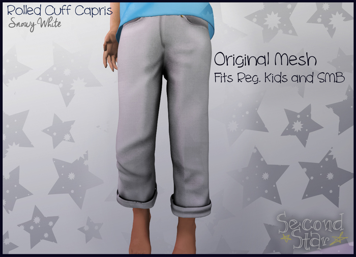 Rolled Cuff Capris - 