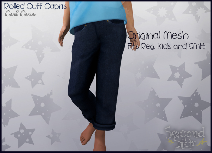 Rolled Cuff Capris - 