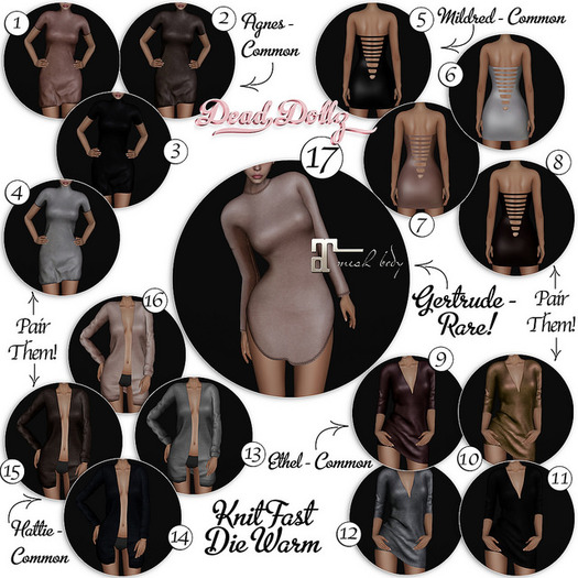 .::Dead Dollz::. 4. Agnes - Gray - Common