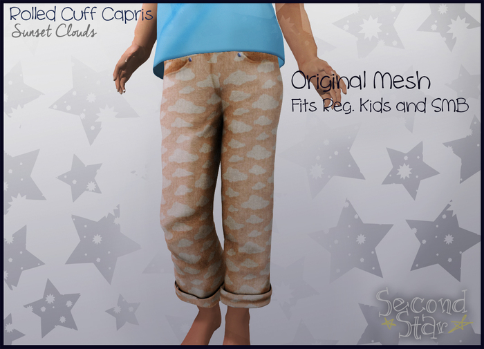 Rolled Cuff Capris - 