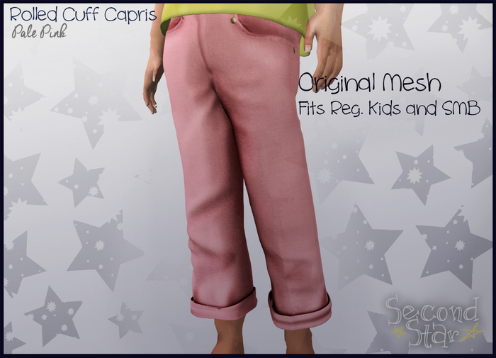 Rolled Cuff Capris - 