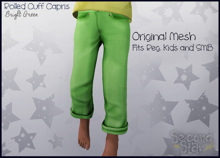 Rolled Cuff Capris - 