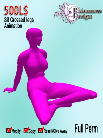 Rhiannon Design/ Sit Crossed legs