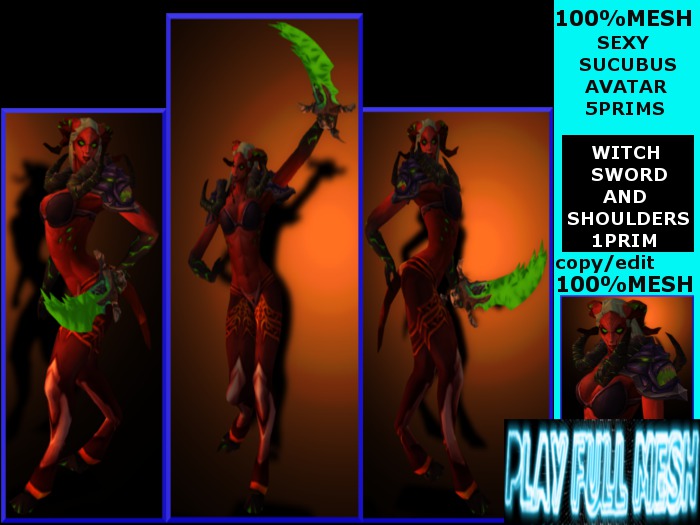 **Sexy Sucubus Draefire Avatar**PlayFullMeshmp