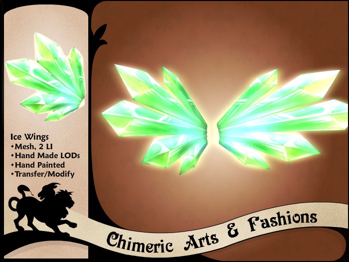 ~Chimeric Fashions~ Ice Wings (Green)