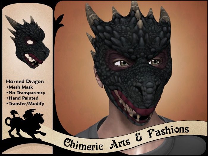 Horned Dragon (Black)