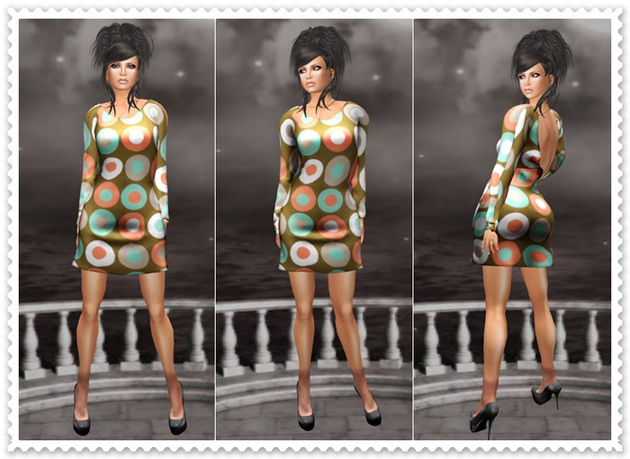 Mesh Mini Dress Mandy Retro