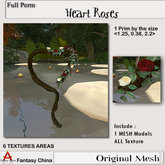Full Perm heart roses