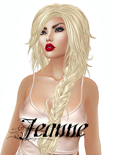 Jeanne blonde hair braid