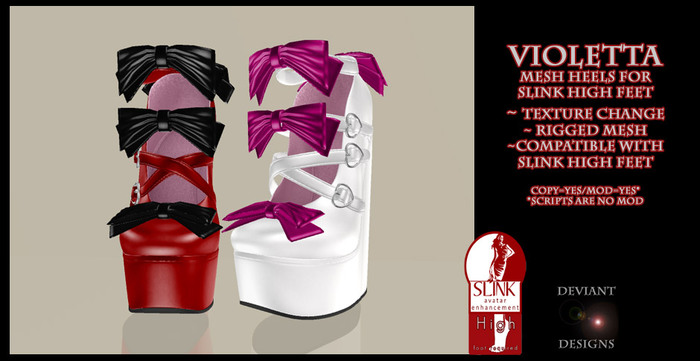 *Deviant Designs* Gigi Shoes (Boxed)