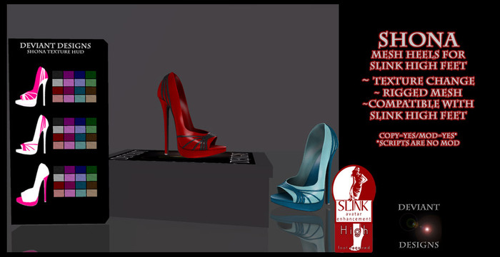 *Deviant Designs* Gigi Shoes (Boxed)