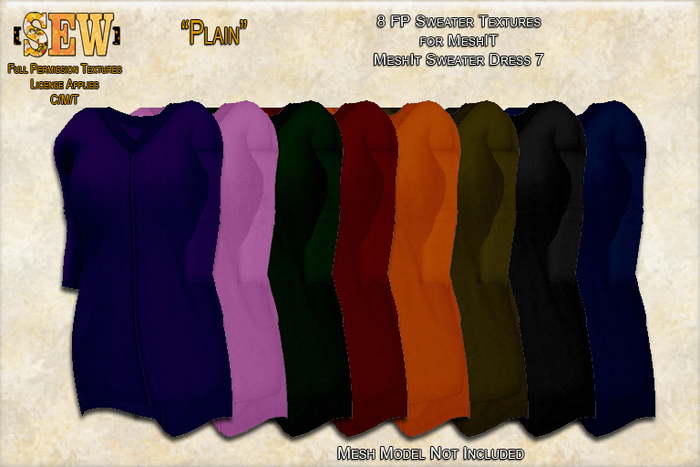 [SEW] FP Tex MeshIt Sweater Dress 7 Plain