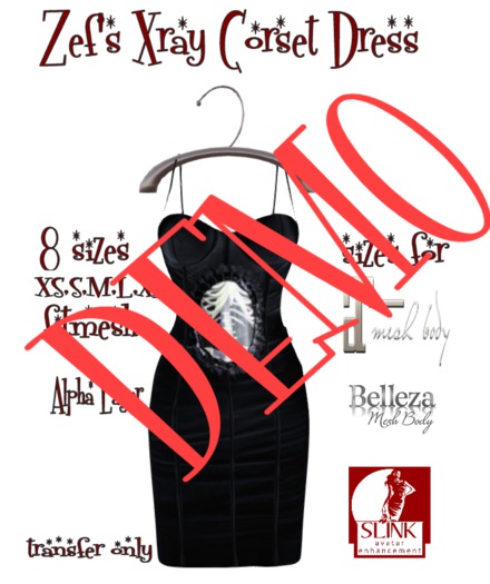 Zef's DEMO Cameo Corset Dress