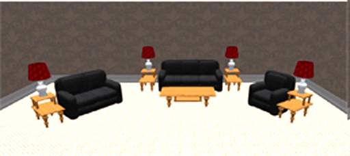 Black Furniture Set 
