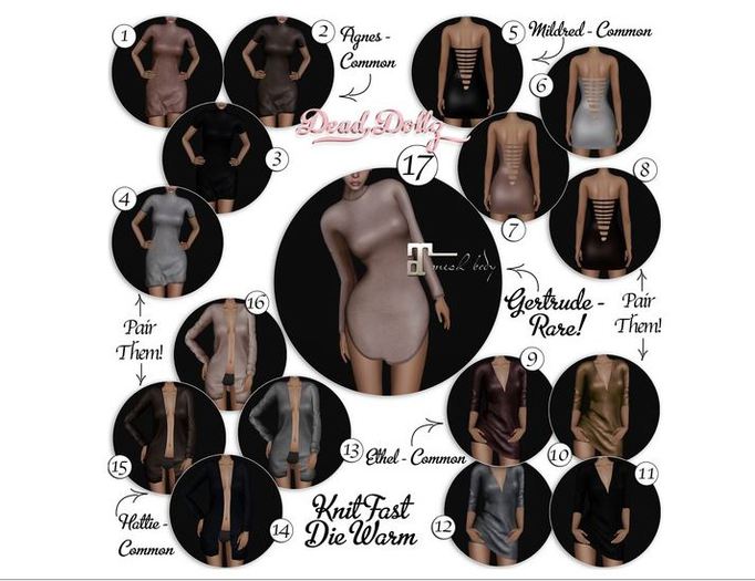 .::Dead Dollz::. 2. Agnes - Brown - Common