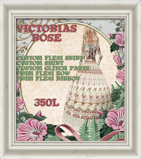 Shabby Chic Victorias Rose Vintage Flexi Dress