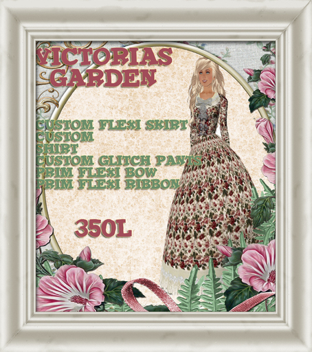 Shabby Chic Victorias Garden Vintage Flexi Dress