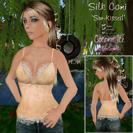 Silk Cami ~ Sun-Kissed (boxed)